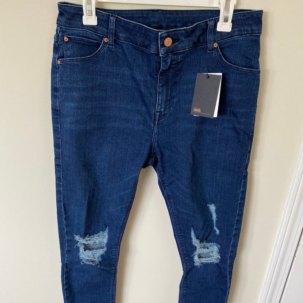 Spray On Jeans With Power Stretch 36W 32L